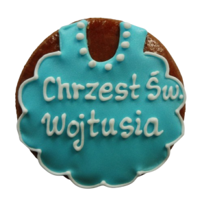 Śliniaczek na Chrzest Święty 7cm